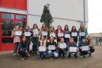 Erfolgreiche DELF-Prüfungen  am St.-Willibrord-Gymnasium Bitburg